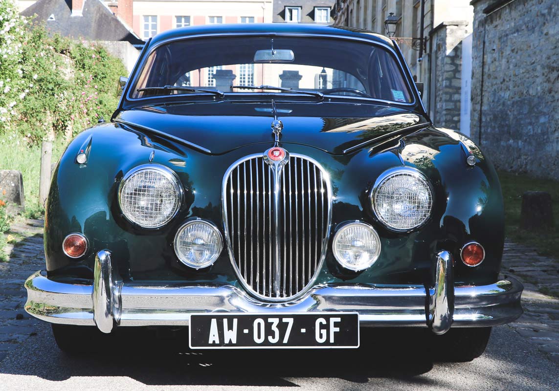 Balade Voiture Ancienne Normandie Jaguar MK2 Sir Lyons