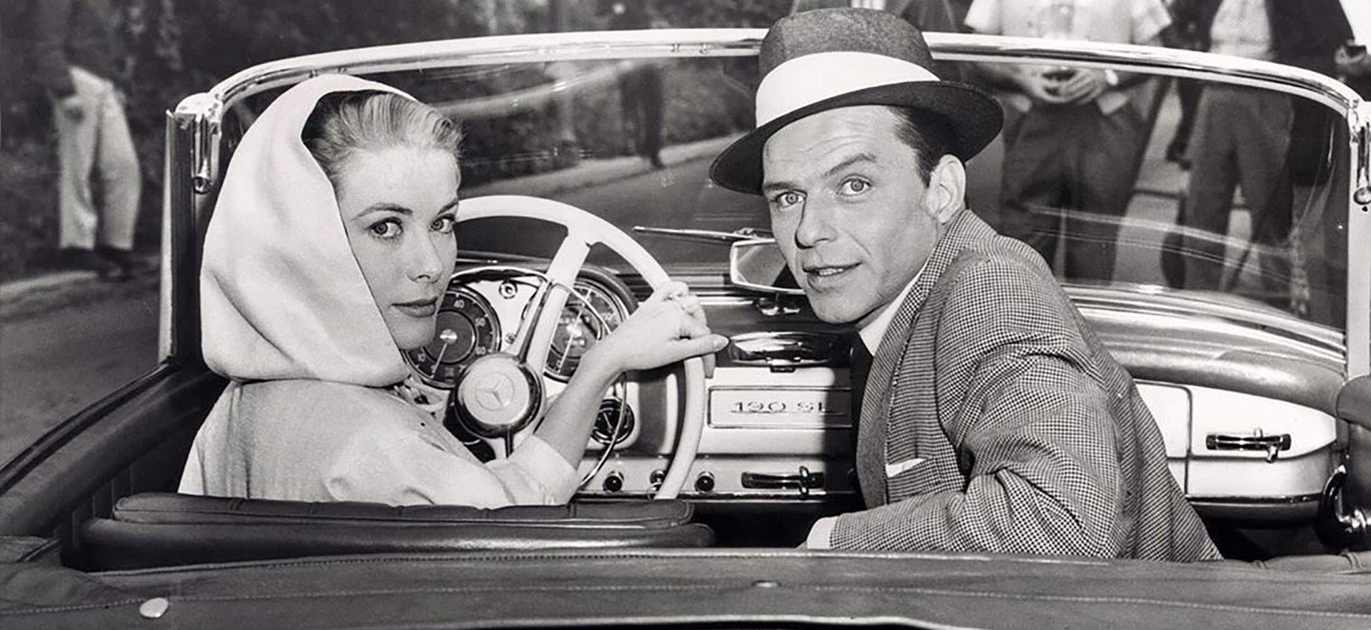 Classic Car experience Mercedes 190 SL Grace Kelly and Frank Sinatra